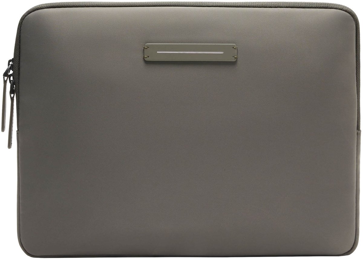 Horizn Studios laptop hoes met laptopvak Gion Laptop Case 13" Dark Olive groengrijs