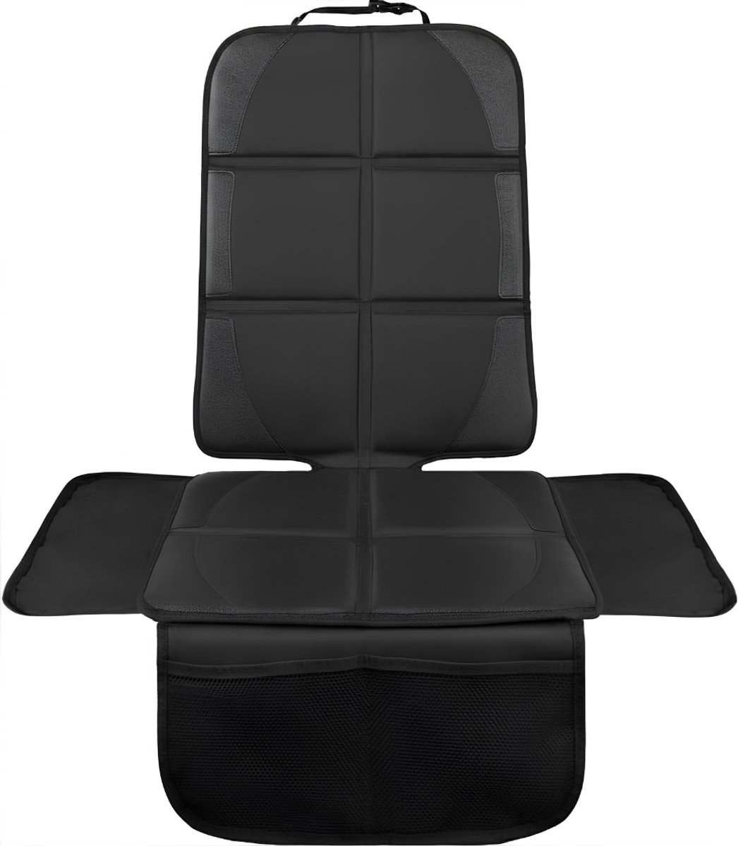 KIRA® Autostoelbeschermer - Voorstoelbeschermer - Autostoel Beschermer Antislip - Zwart - 122cm x 47cm x 2cm