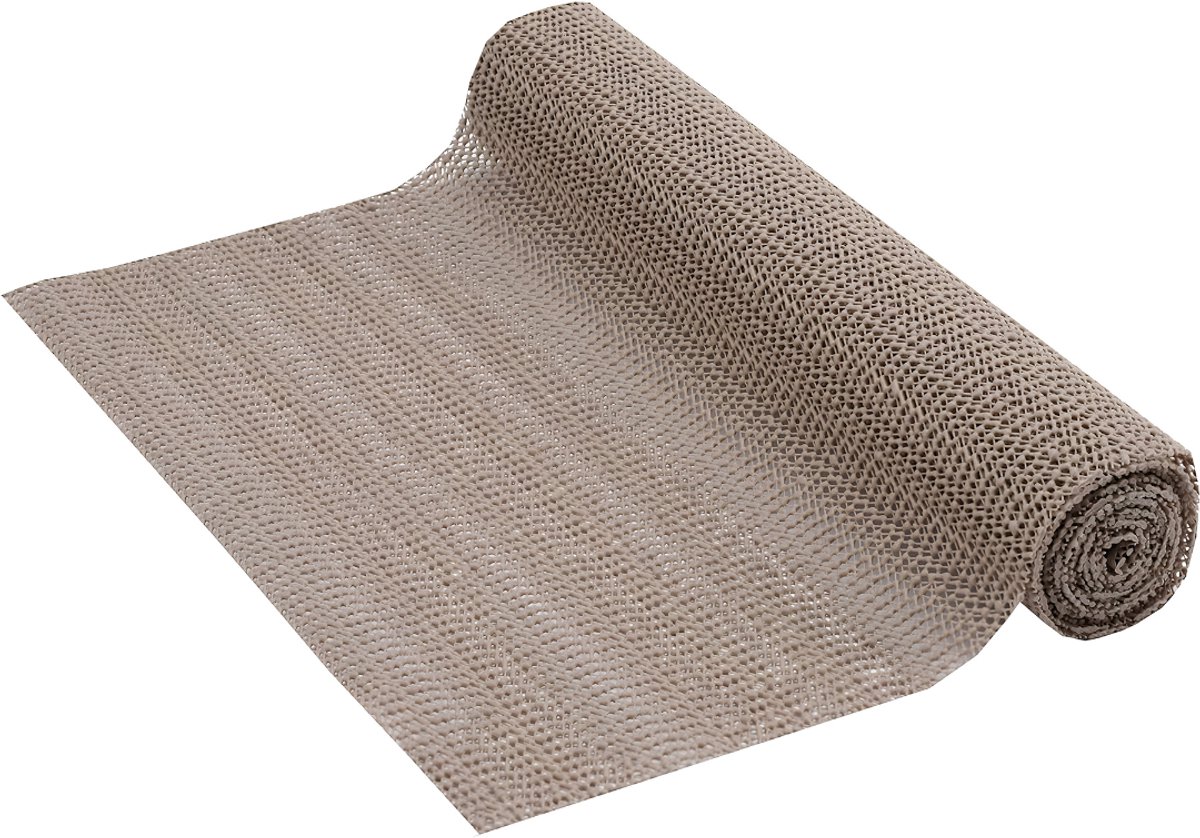 KIRA® Antislipmat - Antislip Onderlegger Lade Mat Boot - Multifunctionele Antislip Gripmat - Multifunctionele Ladematten Gaas - Taupe - 150cm x 30cm x 3cm