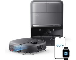 eufy Nieuw 2026 Robotstofzuiger met Dweil C28 Omni - HydroJet-zelfreinigende Dweilrol - Upgrade van X10 Pro - 15.000Pa Zuigkracht - Alles-in-1 Station - Automatisch Dweilen en Drogen - AI-obstakeldetectie