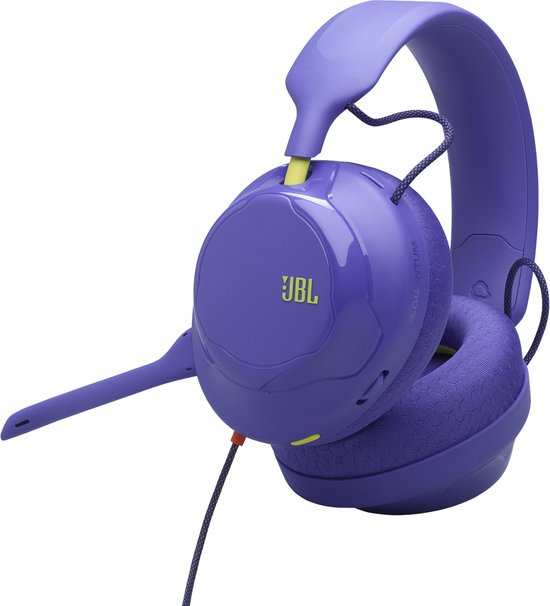 JBL Quantum 120 – NIEUW – Bedrade Gaming Headset – PC/PS5/PS4/Nintendo Switch/Xbox – Afneembare Ruisonderdrukkende Microfoon – 3.5mm jack - Paars