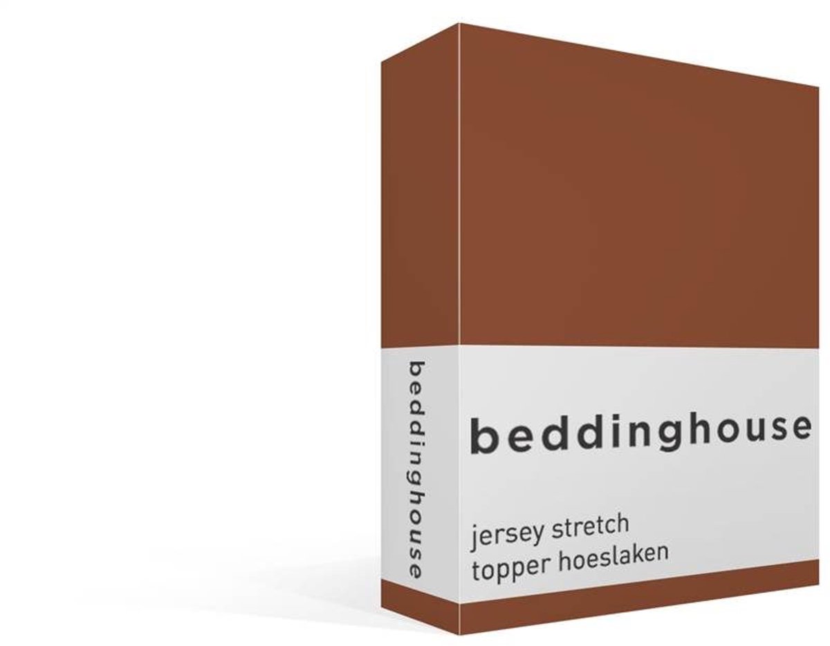Beddinghouse katoen - Topper Hoeslaken - 160 x 200/220 cm Pocket depth: 25 cm - Terra