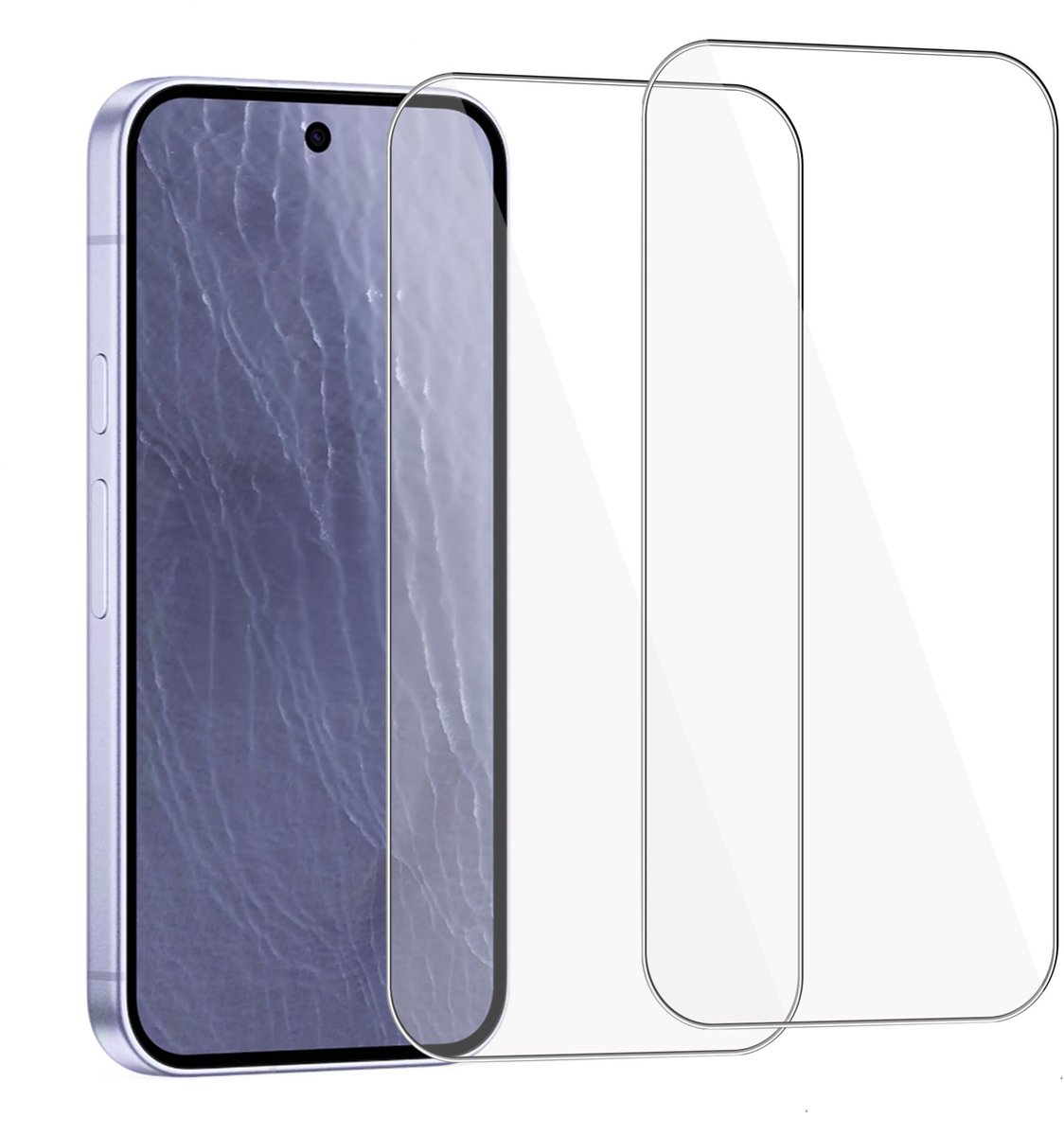 2x Screenprotector geschikt voor Google Pixel 11 / 11 Pro - Volledige Dekking - Gehard Glas geschikt voor Google Pixel 11 / 11 Pro