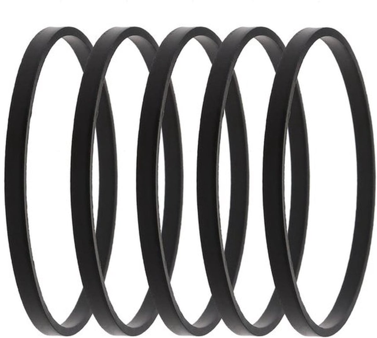 Afdichtingen Rubber 5 Stuks - Vervangende Afdichting - Buitendiameter 47 mm - Binnendiameter 45 mm - Compatibel met Tecumseh Grasmaaiers - MPN 631028/29630121 - Rubberpakking