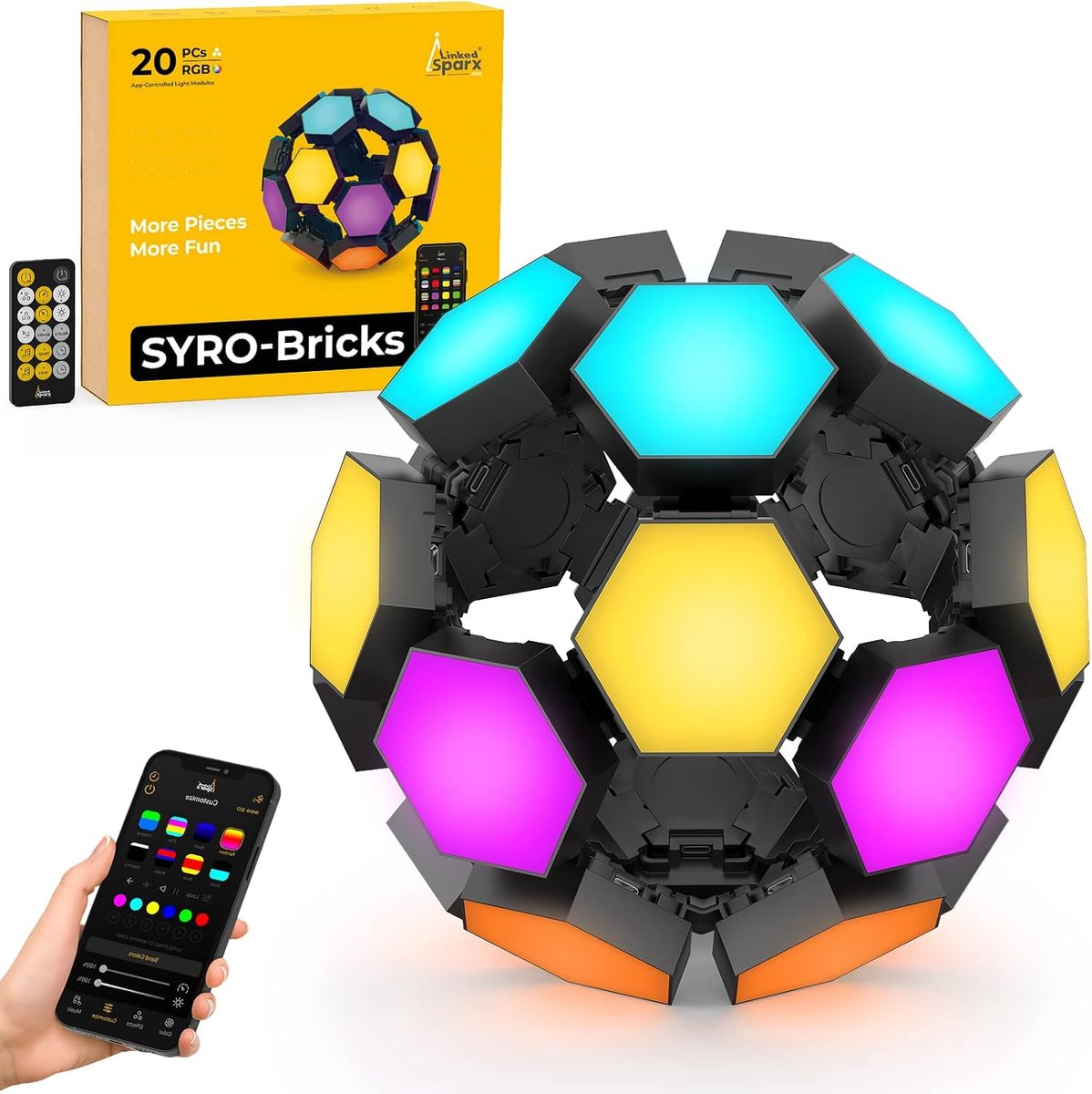 LinkedSparx - SYRO-Bricks - Hexagon lights