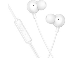 Hoco M117 Oordopjes met Draad - In-Ear Oordopjes met Microfoon - 3,5mm Jack - Helder Geluid - Universele Aux Aansluiting