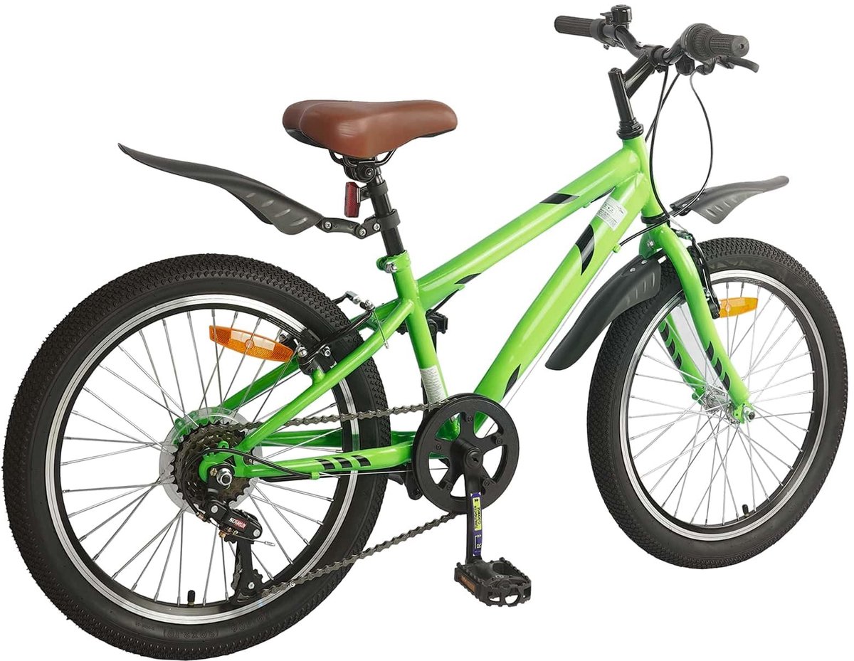 Solidchoice - Fiets 20 Inch met 6 Versnellingen in Rood