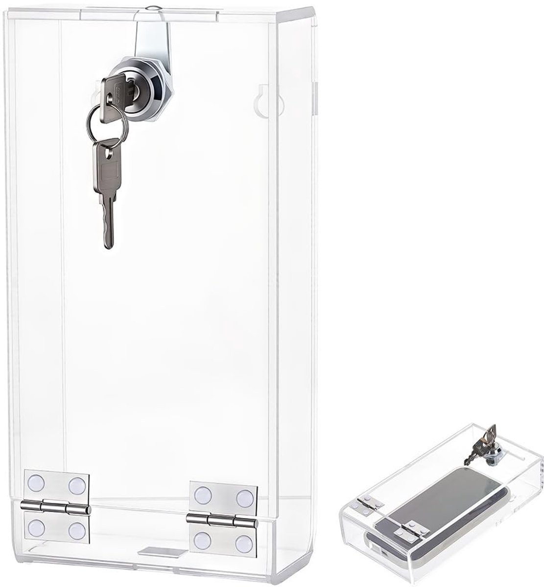 Solidchoice - Transparante Acryl Mobiele Telefoon Slotkast