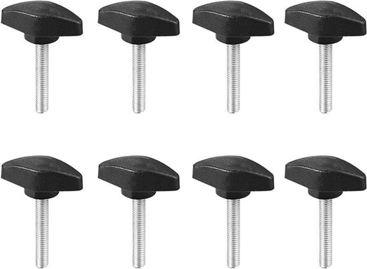 Handvat Knoppen Klemmen T-Vorm 8 Stuks Handvat Gripandles Schroefknop 35mm voor Werktuigmachines