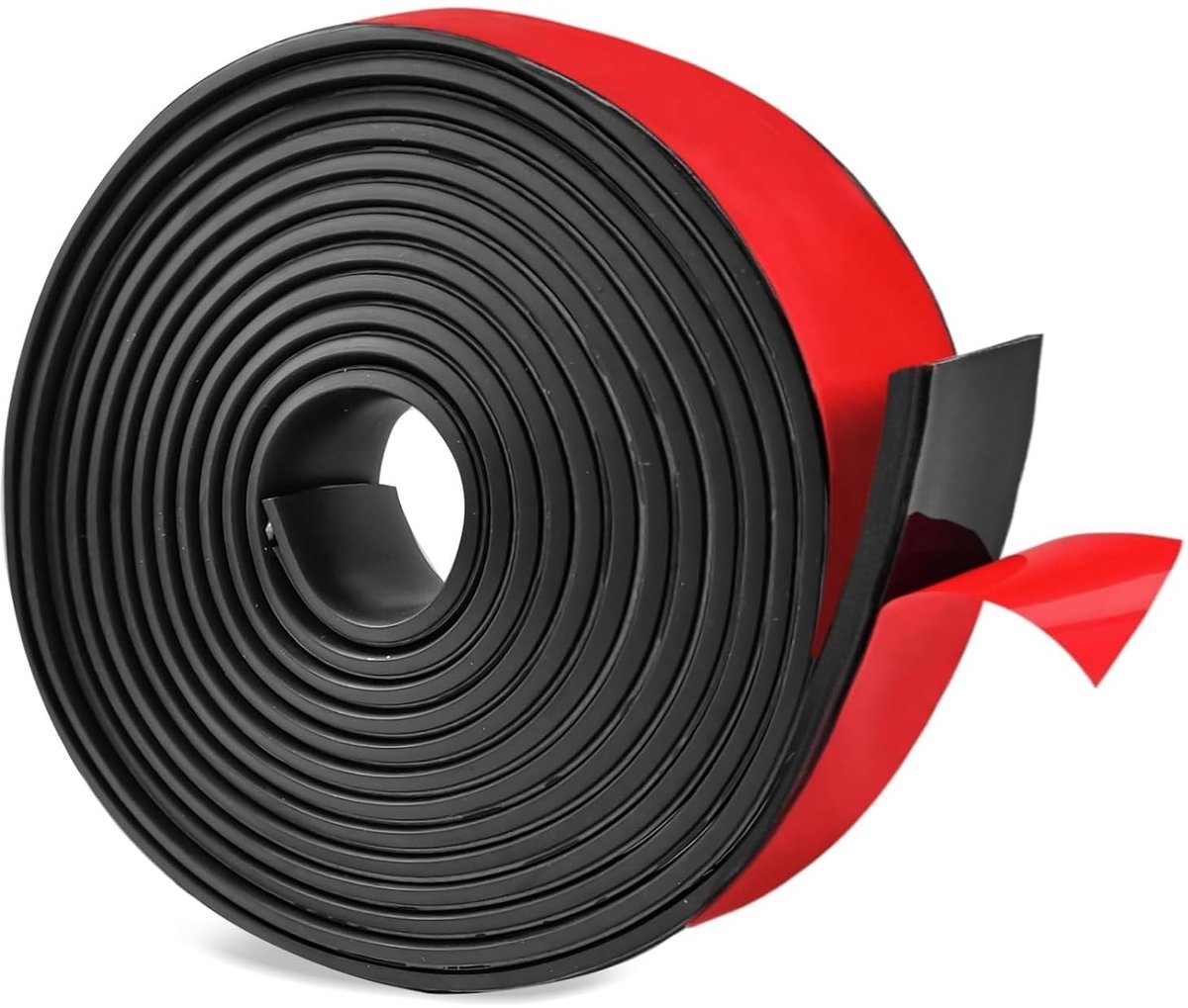 Zelfklevende Rubberstrip 50mm x 3mm x 3m - Neopreen Rubbermat voor Vloerbescherming, Geluiddemping en Impactbescherming