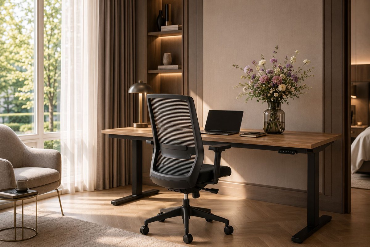 BENS 850ZH-Ergo-3 Ergonomische Bureaustoel met Hoofdsteun - afbeelding 2