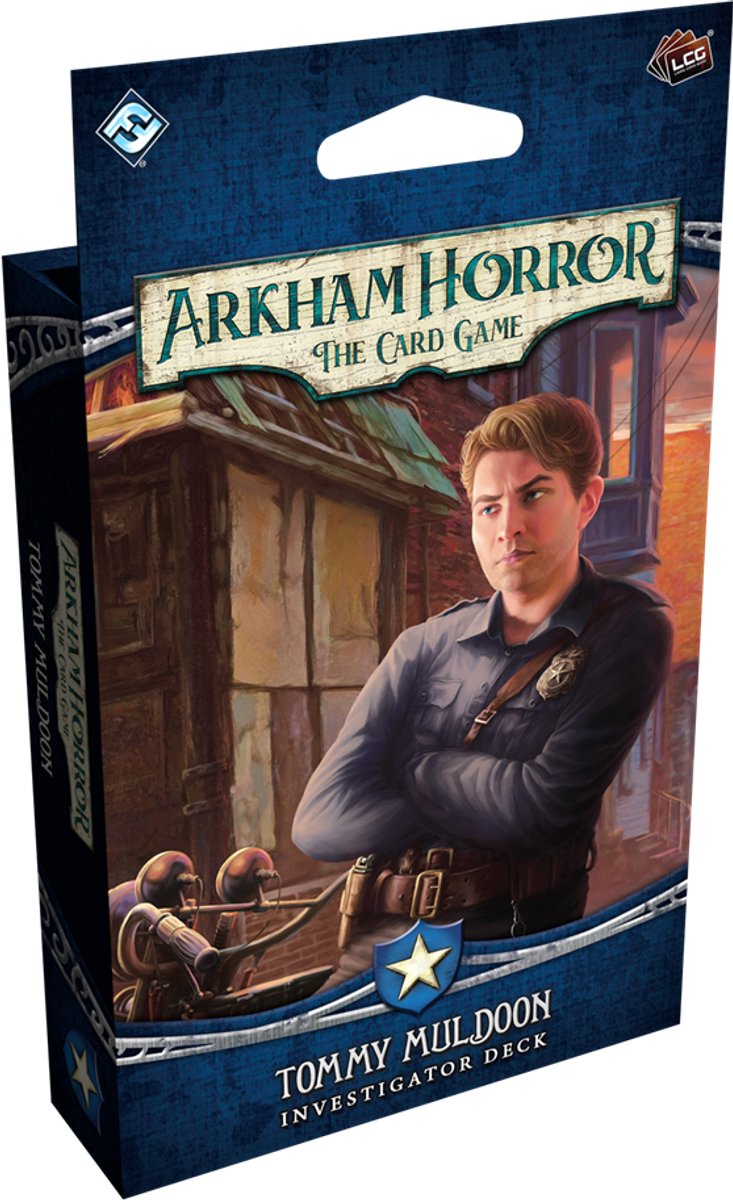 Asmodee Arkham Horror kaartspel Tommy Muldoon Investigator Deck.