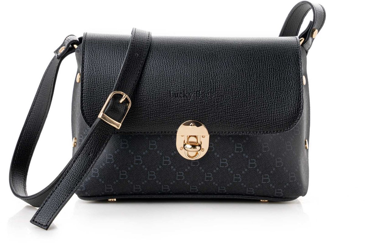 Asir - Crossbodytas - Draagtas - Handtas - Zwart en Grijs - 9 x 25 x 17 cm