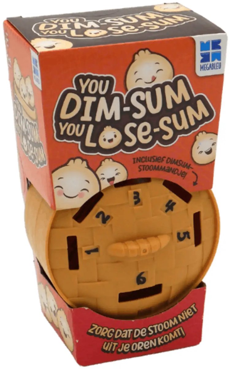 You Dim-Sum You Lose-Sum spel - Vanaf 6 jaar - 2 tot 4 spelers - Partyspel