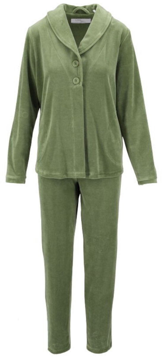 Ringella Nicki dames lounge set bosgroen Ringella - Groen - Maat - 42