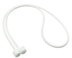 Go Go Gadget - Anti-verlies koord - Anti lost strap - Geschikt voor Apple Airpods - Siliconen - 70cm - 1 stuk - Wit