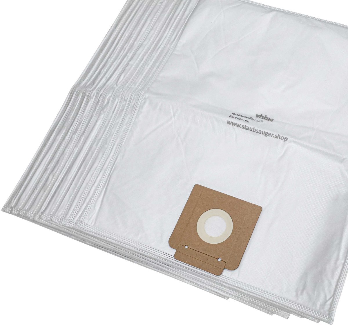 vhbw 50 stuks stofzakken, vervanging voor Kärcher 6.904-312.0, 6.904-315.0, 6.907-017.0 voor stofzuigers – 40 cm x 24 cm, wit