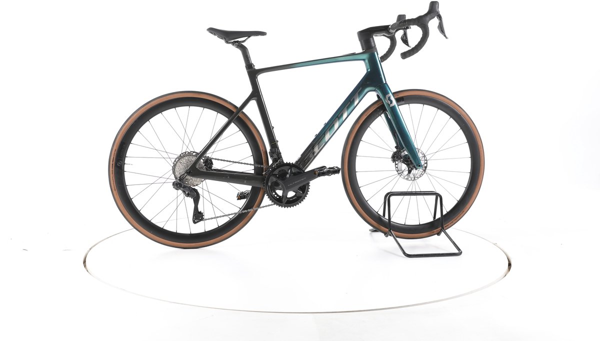 Scott Addict eRIDE 10 Elektrische gravel- en racefiets Accu 248Wh 28" zwart Pro