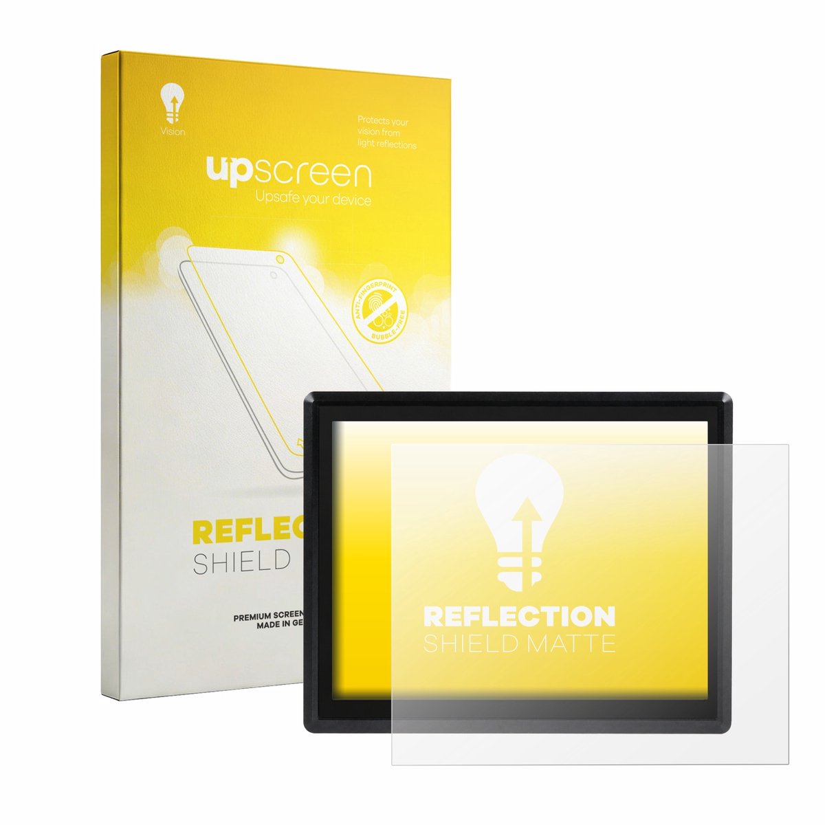 upscreen - Screenprotector voor iEi DM-F19A 19" - Folie Beschermfolie anti glare matte