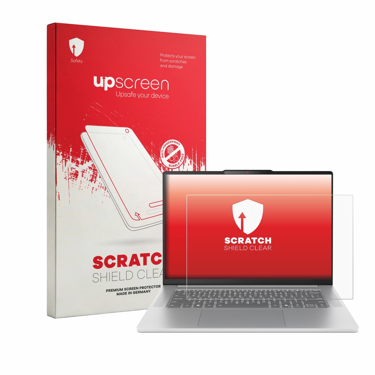 upscreen - Screenprotector voor Lenovo IdeaPad Slim 5 15ARP10 15.1" - Folie Beschermfolie transparant