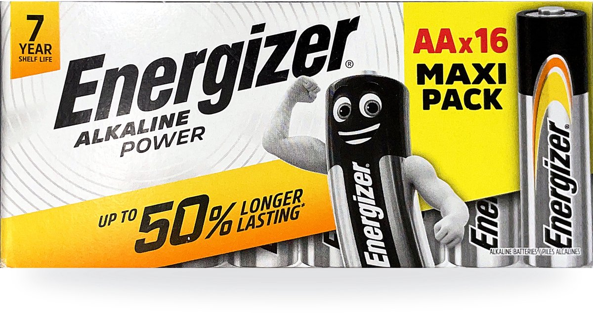 Energizer Alkaline Power Wegwerpbatterij AA