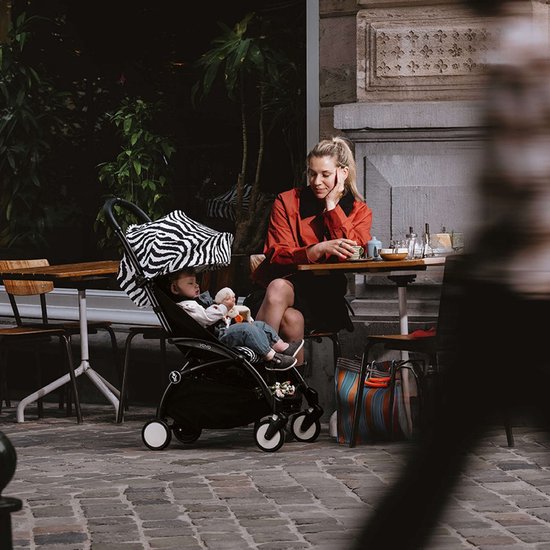 Stokke YOYO³ kinderwagen - Olijfgroen op Zwart — afbeelding 4