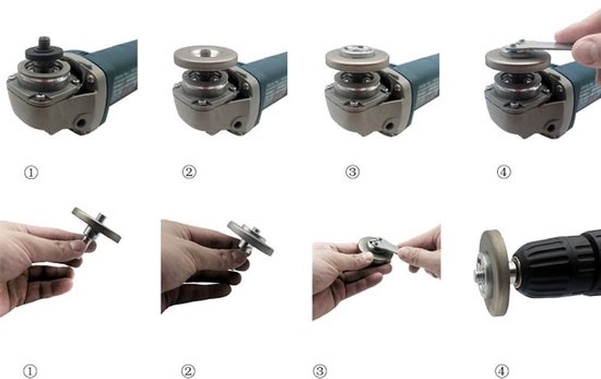 - Slijpschijf - Multifunctioneel gereedschap - Hoge hardheid - Keuken slijpen - Voor thuisgebruik - 360 mesh