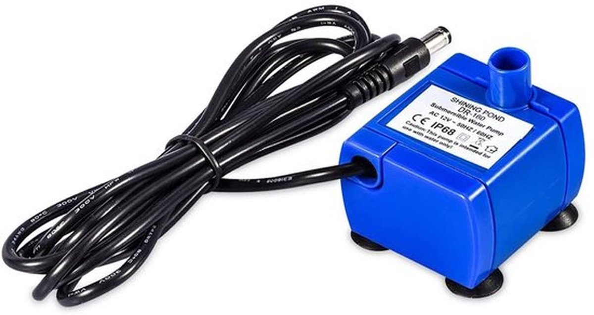Waterpomp voor Huisdieren - Elektrische Waterpomp - Super Stil - Blauw - Voeding voor Huisdieren - Geschikt voor Katten en Honden