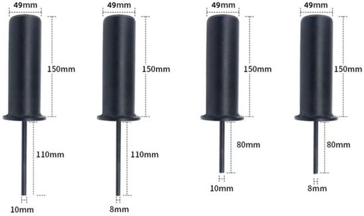 Verstelbare Gewichtspen voor Halter en Dumbbell, Verlengstuk voor Fitness Gewichtstapel