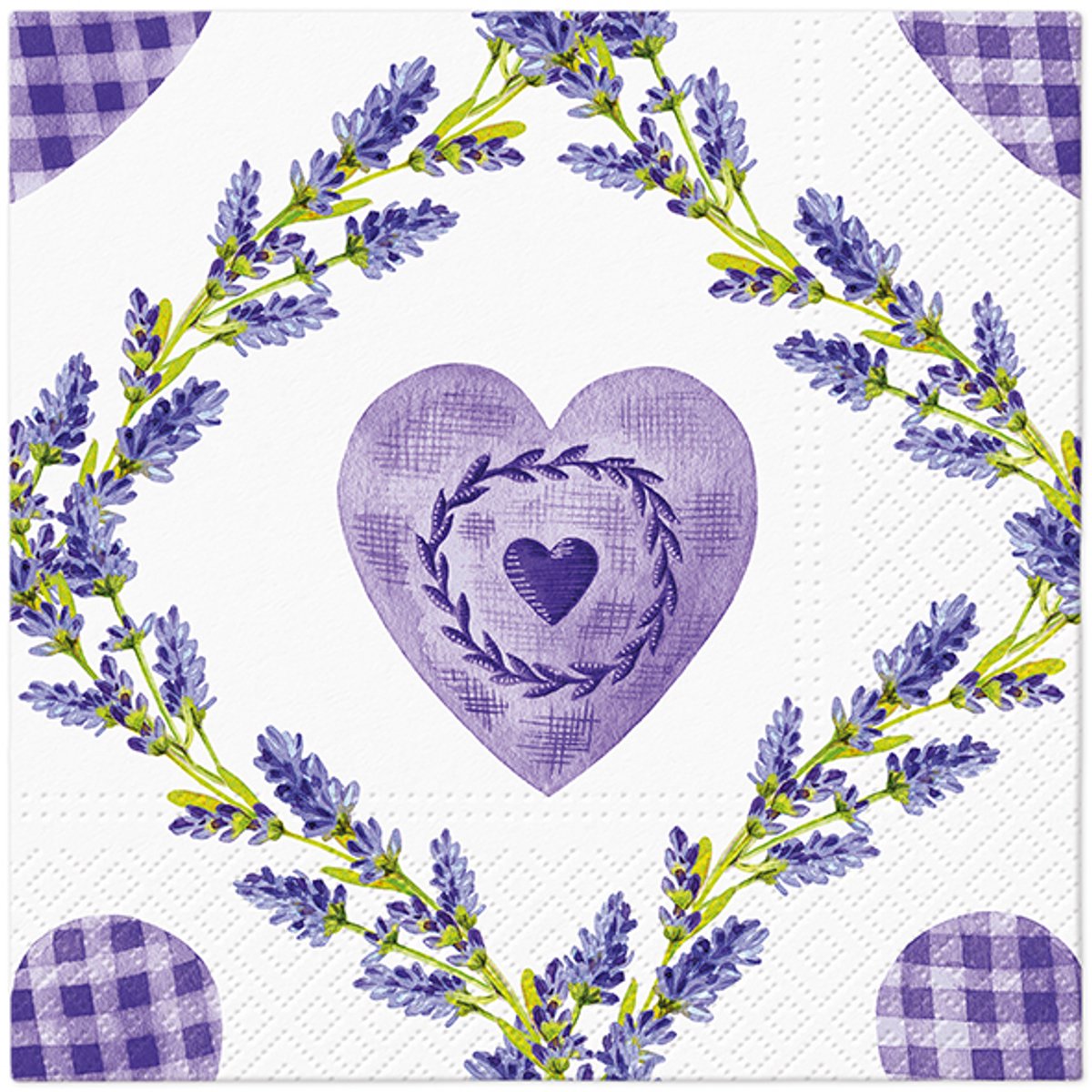 Lunch servetten Lavender Town - Tete a tete - 33x33 cm