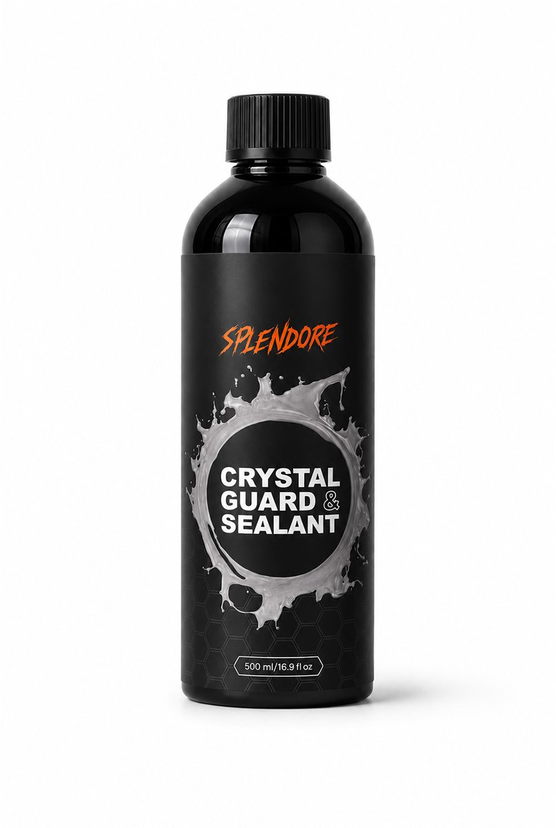 Splendore Crystal Guard & Sealant - 2-in-1 Sealant & Wax - Diepe Glans - Coating Auto - 500ml