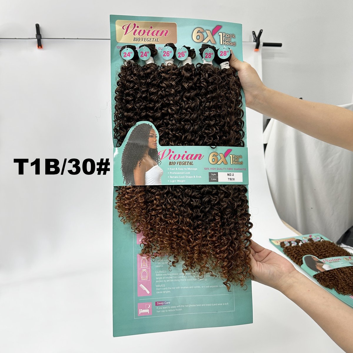 hair extension 6x Jerry curly hair weaving 24inch-28inch (300 g)