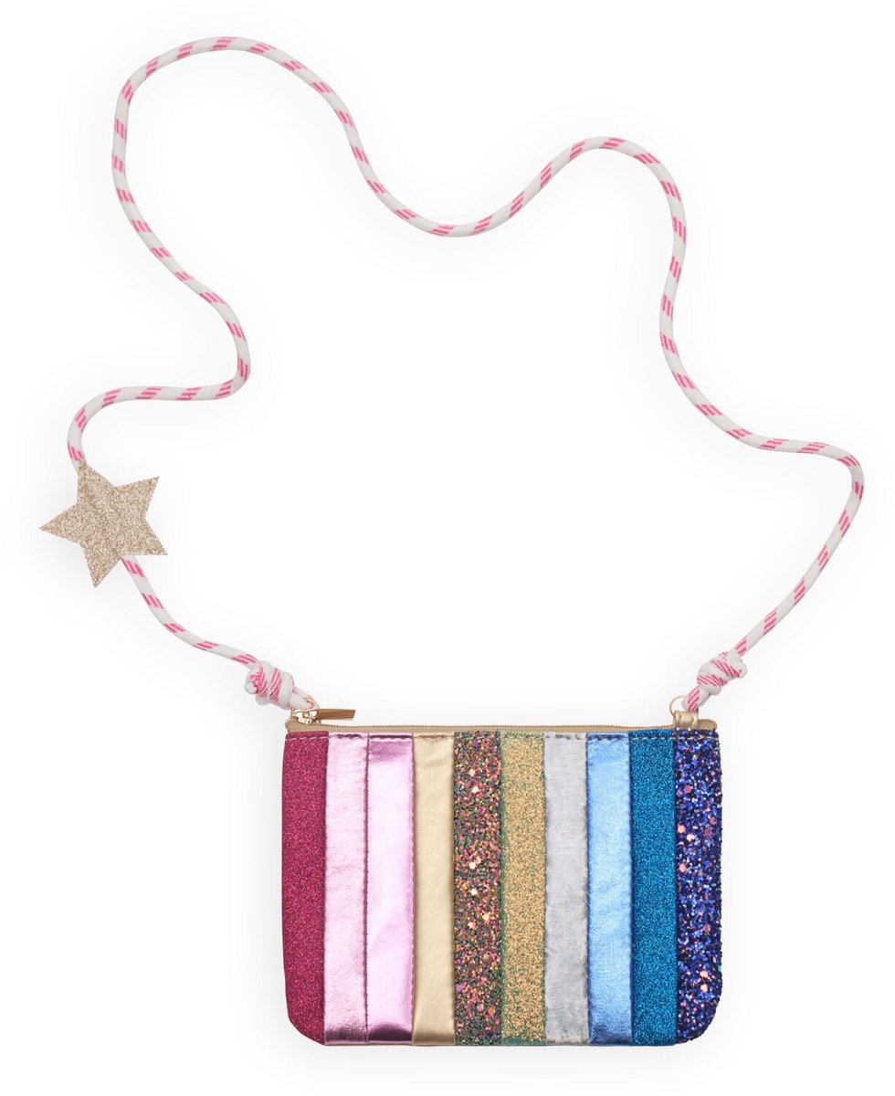 MIMI & LULA Dancing Queen Stripe Bag Schoudertassen Meisjes - Blauw - Maat ONESIZE