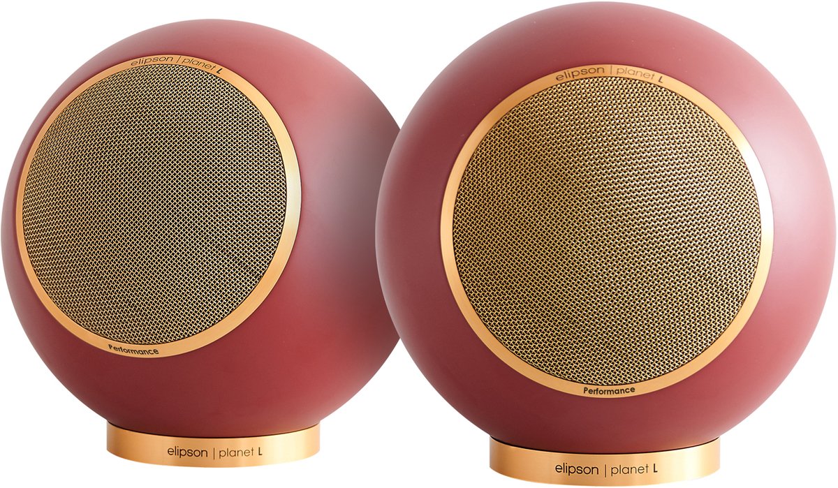 Elipson Planet L Performance 2.0 - Burgundy/Goud