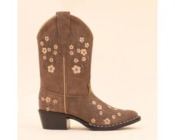 Old West cowboylaars meisje Joliet echt leer