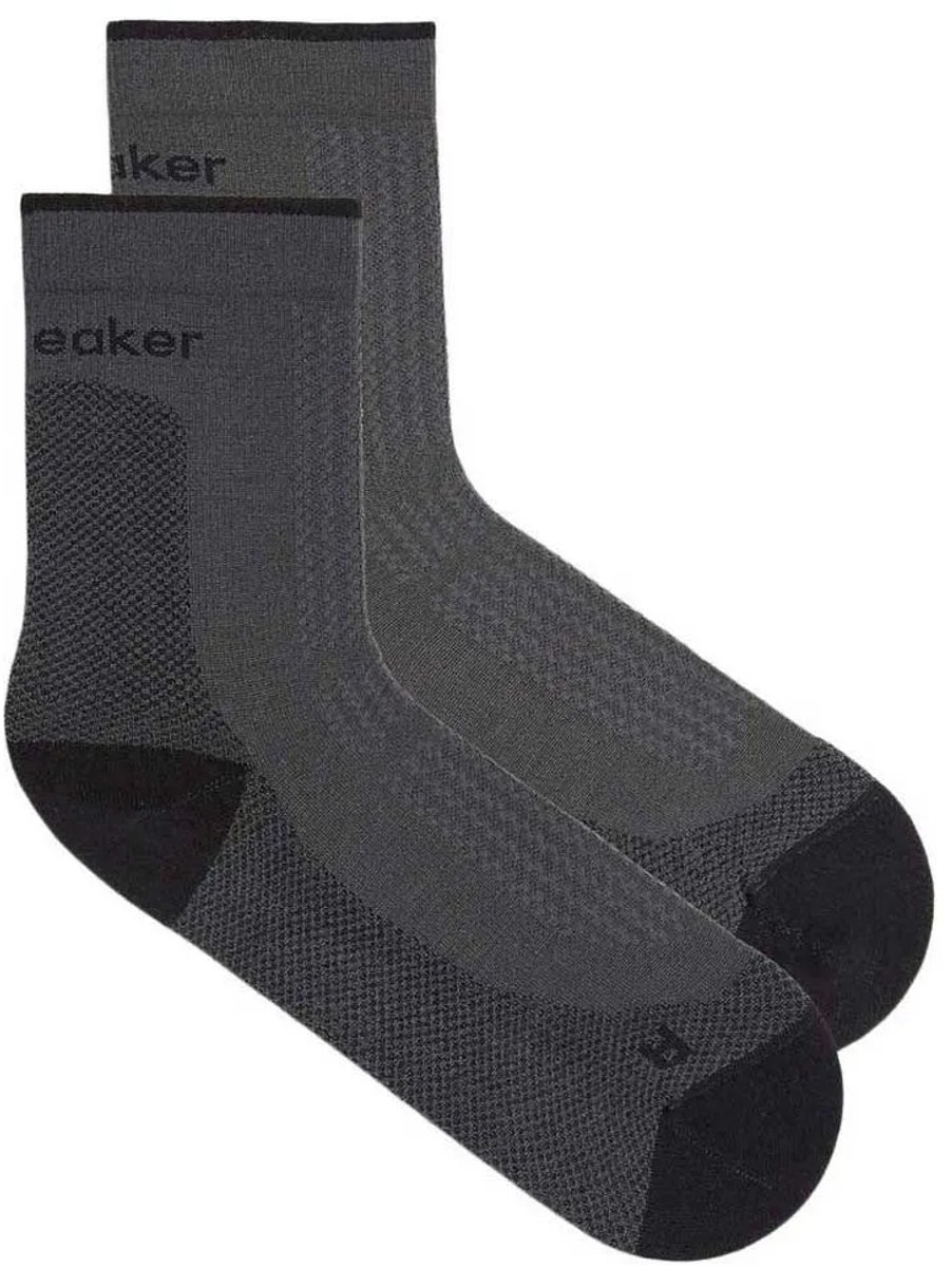 Icebreaker Merino Hike+ Ultralight Quarter Sokken Grijs EU 41-43 Vrouw