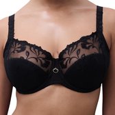 Chantelle - Majestic Beugel BH Zwart - maat 95F - Zwart