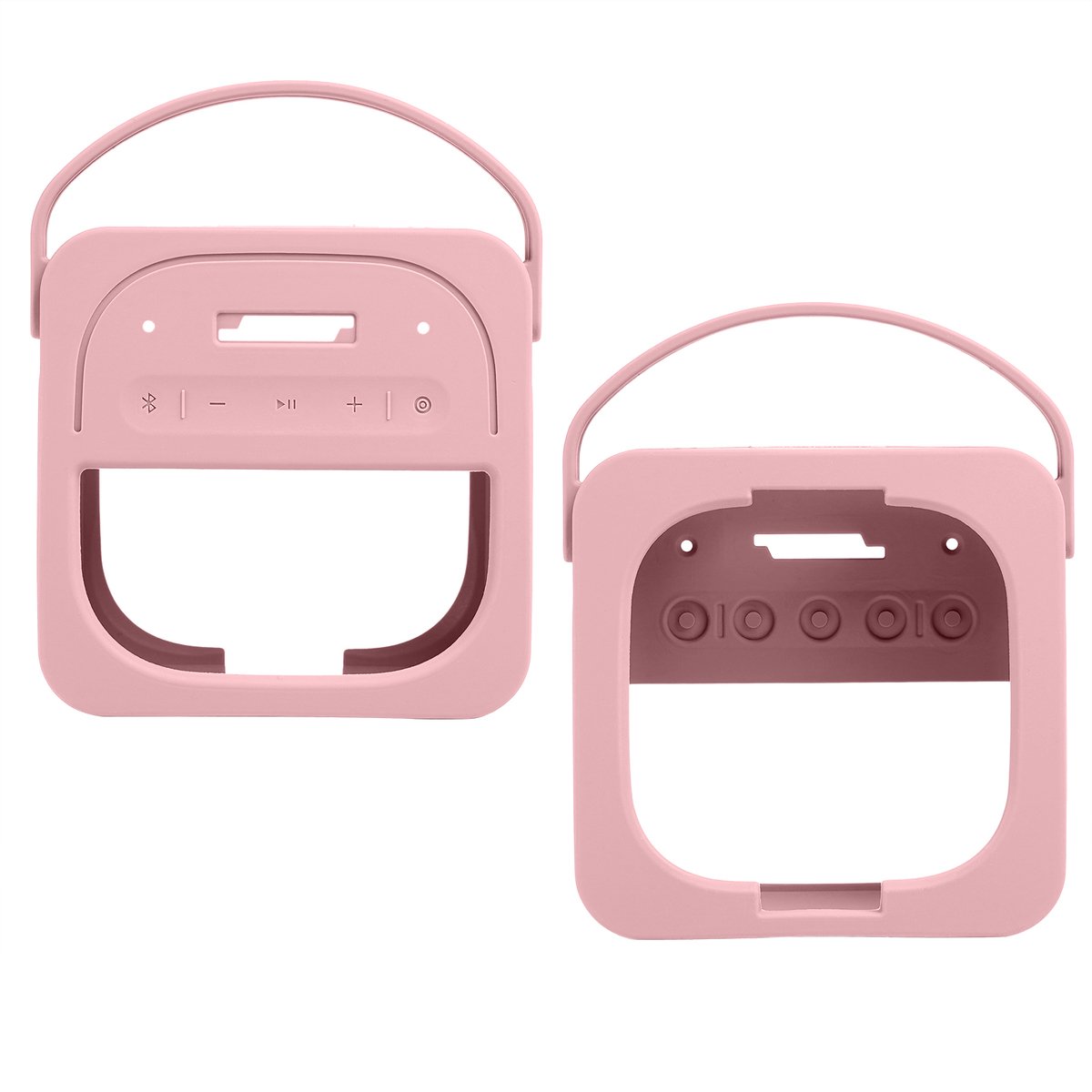 Beschermhoes geschikt voor Bose Soundlink Micro 2 bluetooth Speaker - Meerdere Kleuren - Schokbestendig - Krasbestendig - Siliconen - Hoesje - Case - Bescherming - Roze