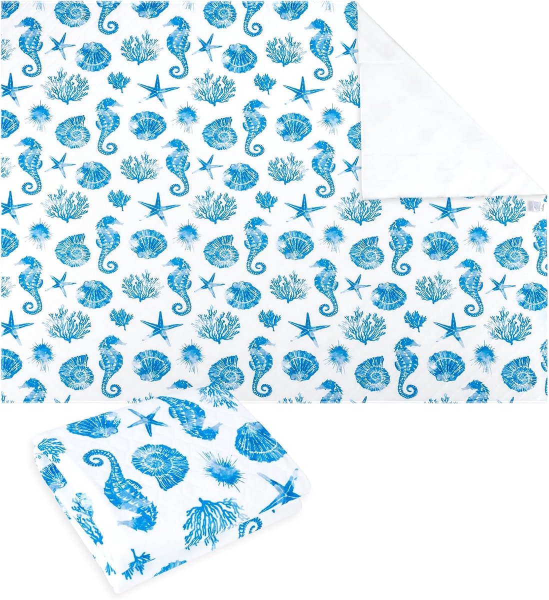 SnelShoppen - Wasbare Incontinentie Onderlegger - Waterdichte Bedonderlegger voor Twin, Queen, King Maat - 87 x 153 cm - Voor Ouderen, Kinderen en Hui