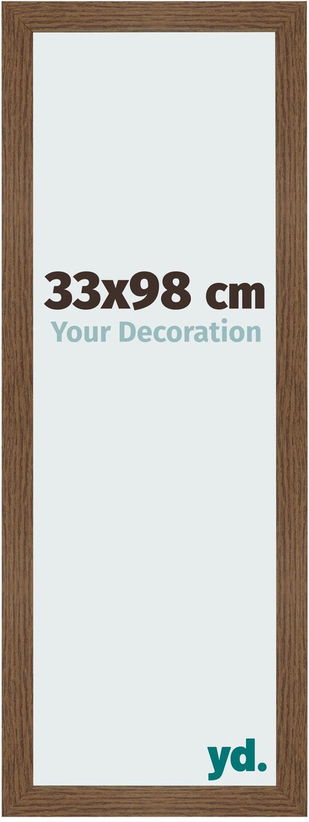 Your Decoration - Fotolijst 33x98 cm - MDF - Eiken Rustiek - Bologna