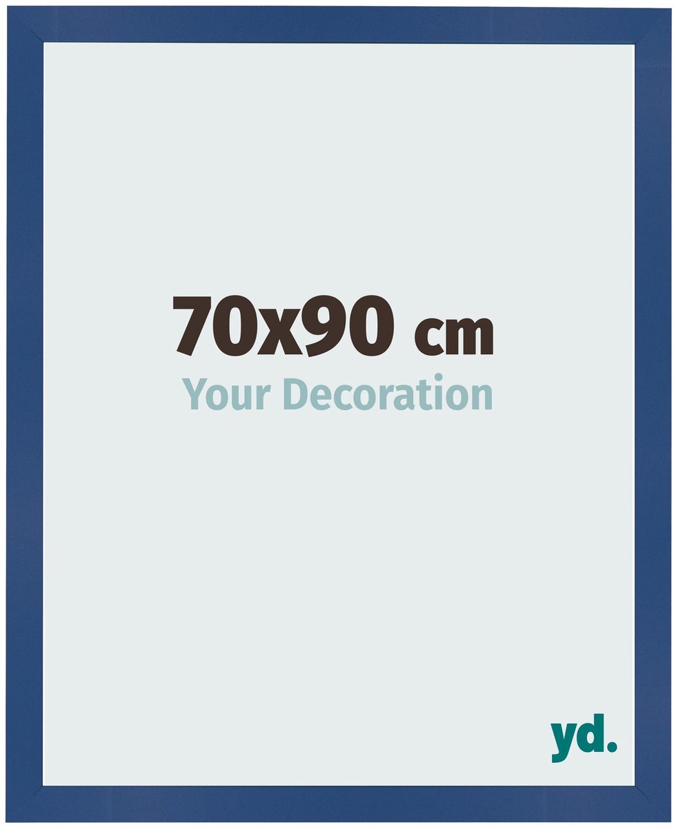 Your Decoration - Fotolijst 70x90 cm - MDF - Donkerblauw - Bologna