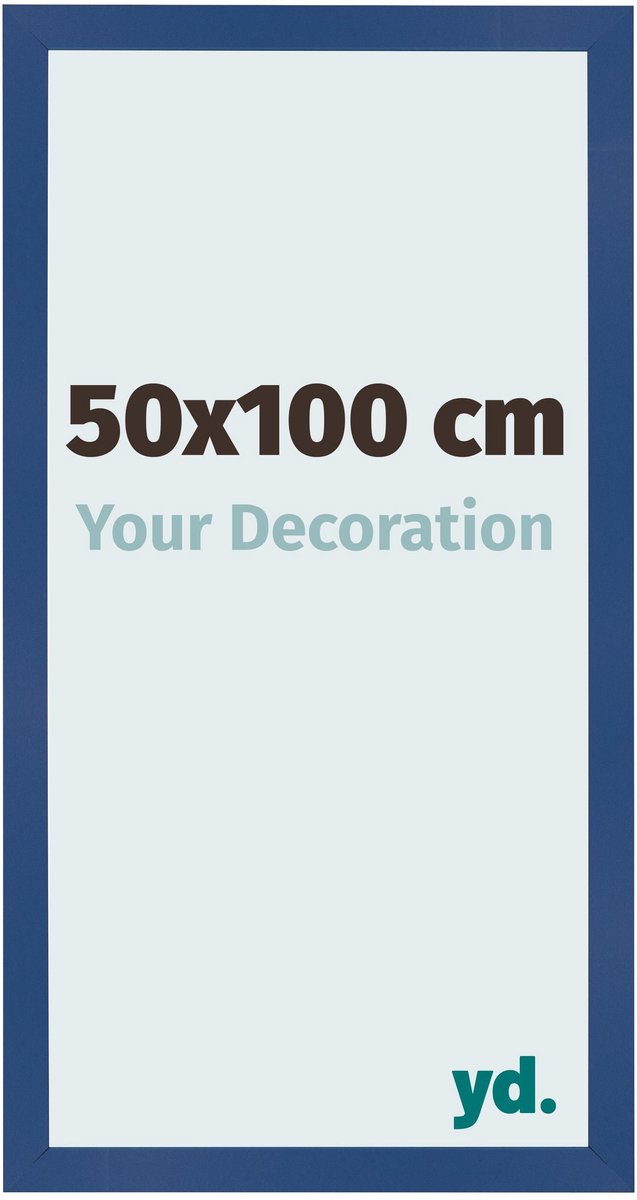 Your Decoration - Fotolijst 50x100 cm - MDF - Donkerblauw - Bologna