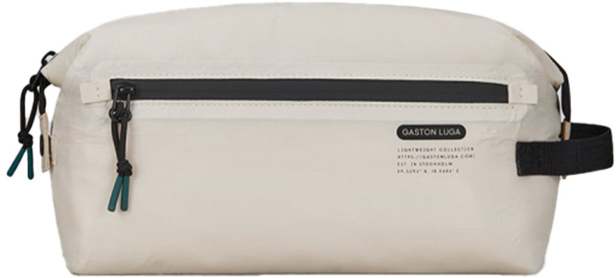 Gaston Luga Lightweight Washbag - Off White