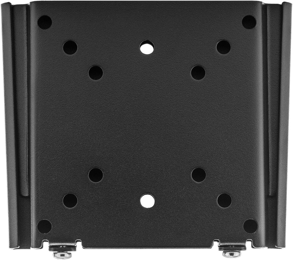 SnelShoppen - Universele TV & Monitor Wandbeugel 13"-27" Inch (33-68cm) - Tot 30kg - VESA 100x100mm - Slechte Wandafstand 15mm - Stevige Bevestiging v