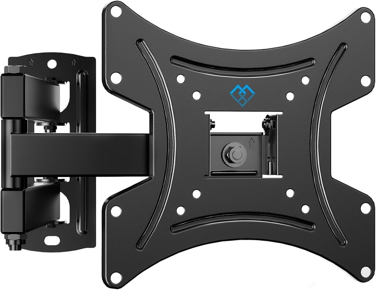 SnelShoppen - TV Wandbeugel Rotatable Tilting voor 13-42 inch TV's, Max 35kg, VESA 200x200mm, Inclusief Waterpas en Kabelbinders
