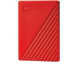 Western Digital My Passport - Externe Harde Schijf - 2 TB - Rood