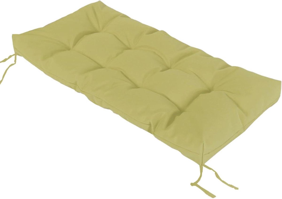 Tuinkussen Bank - Buiten Zitkussen - Comfort Buiten - Waterafstotend Materiaal - 180 x 50 cm - Groen