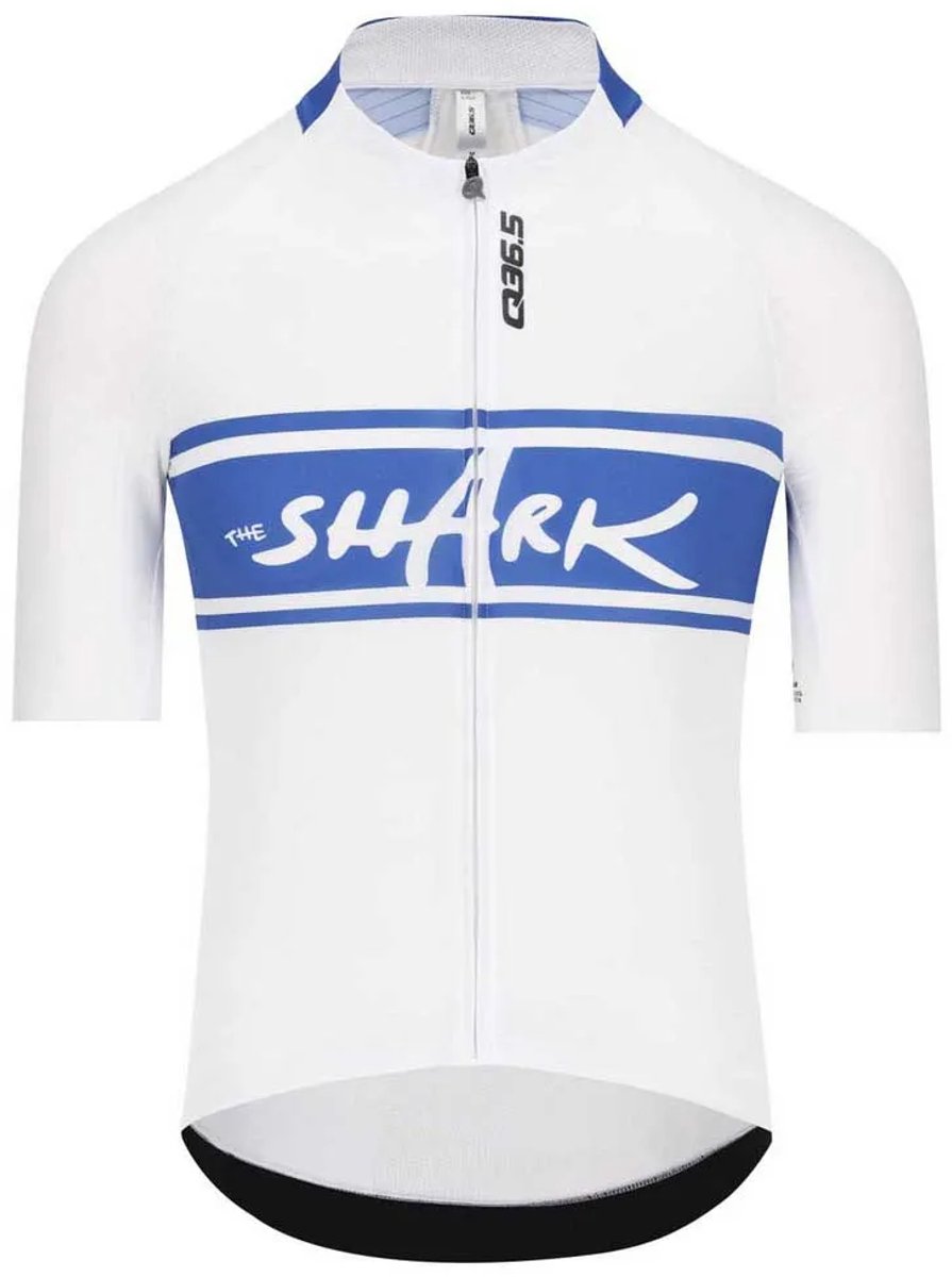 Q36.5 Gregarius Pro Nibali Racing Nazionale Korte Mouw Wielertrui Wit 2XL Man