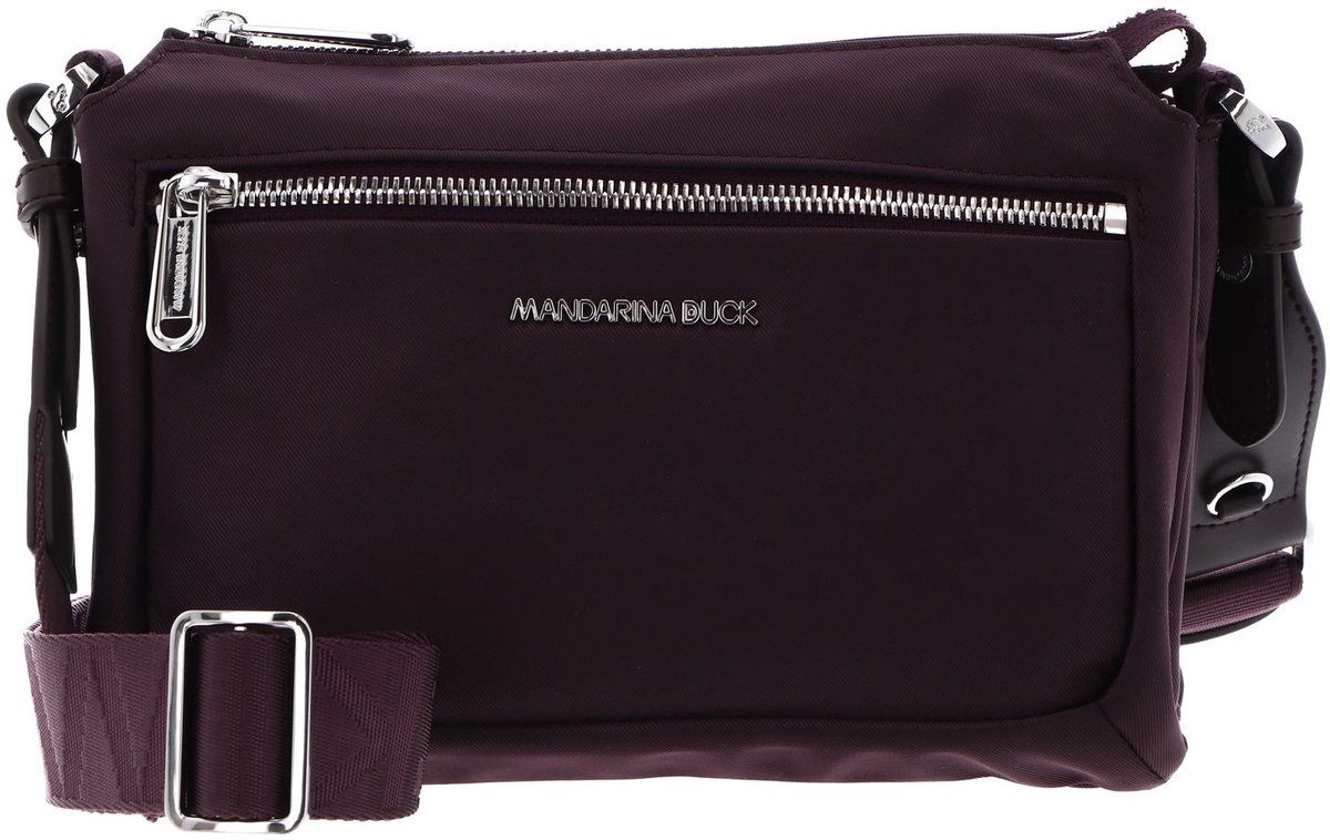 MANDARINA DUCK schoudertas Active Lux Pochette Fig donkerpaars