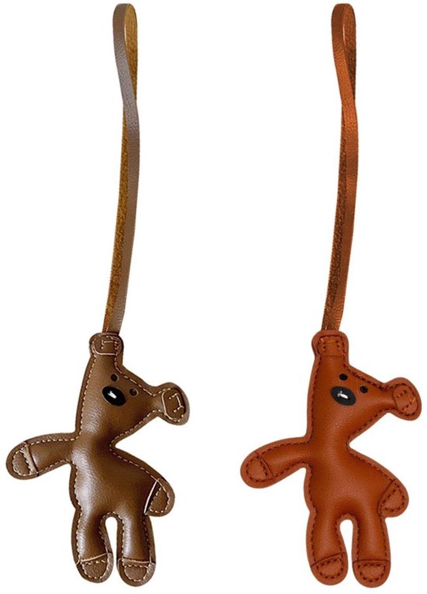 2pcs Hangende Voor Cartoons, Schattige Decoratieve Hangers, PU - Creatieve Ontwerp Hangers En Schattige Hangers.